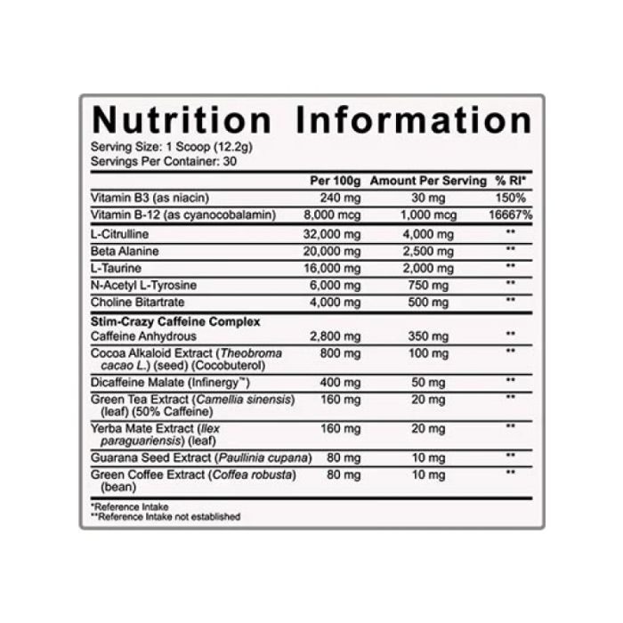 Rich Piana 5% 5150 Pre Workout (30 Servings)