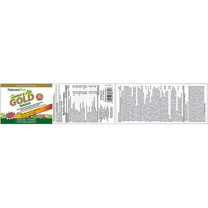 Nature's Plus Source of Life Gold - 90 Tablets