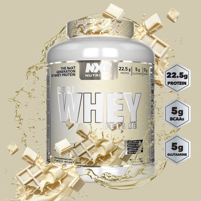 NXT Pure Whey Deluxe 2.1kg + Free NXT Nuclear Pre Cola 240g