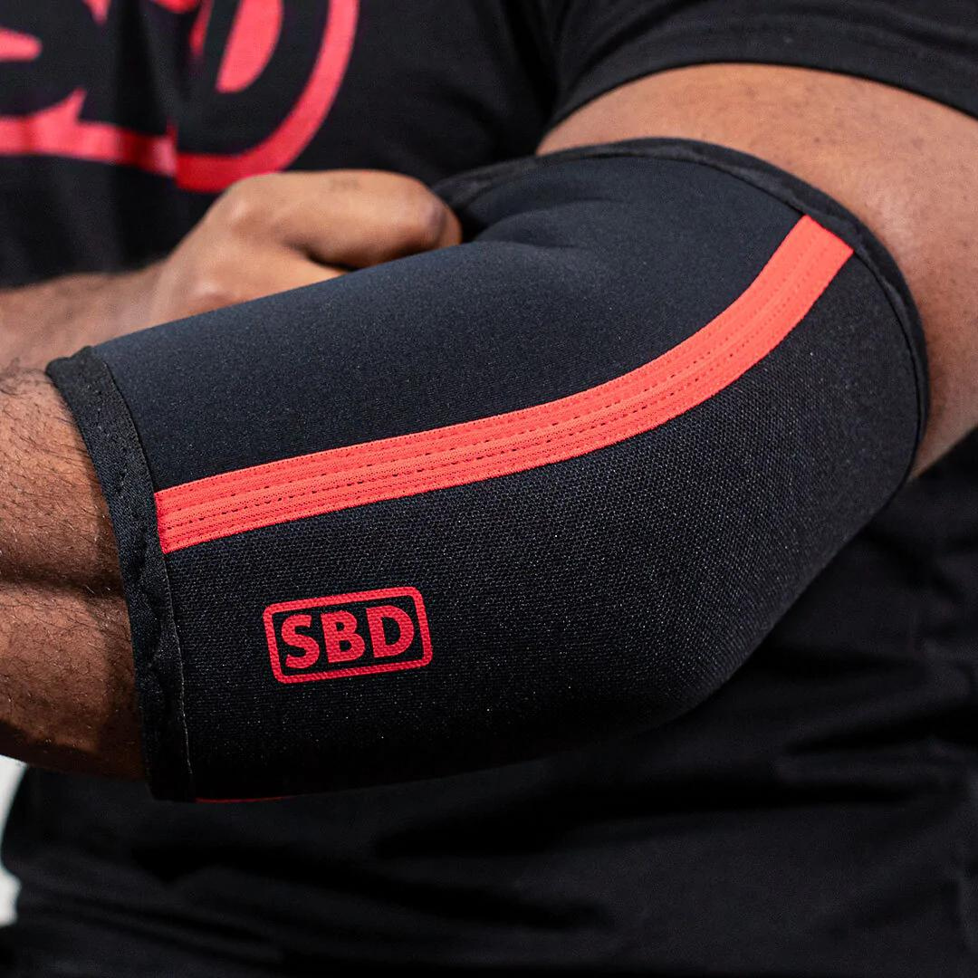 SBD Elbow Sleeves|SBD Defy Elbow Sleeves|SBD Elbow Sleeves Limited Edition in Red|3|Elbow Sleeve Size Guide