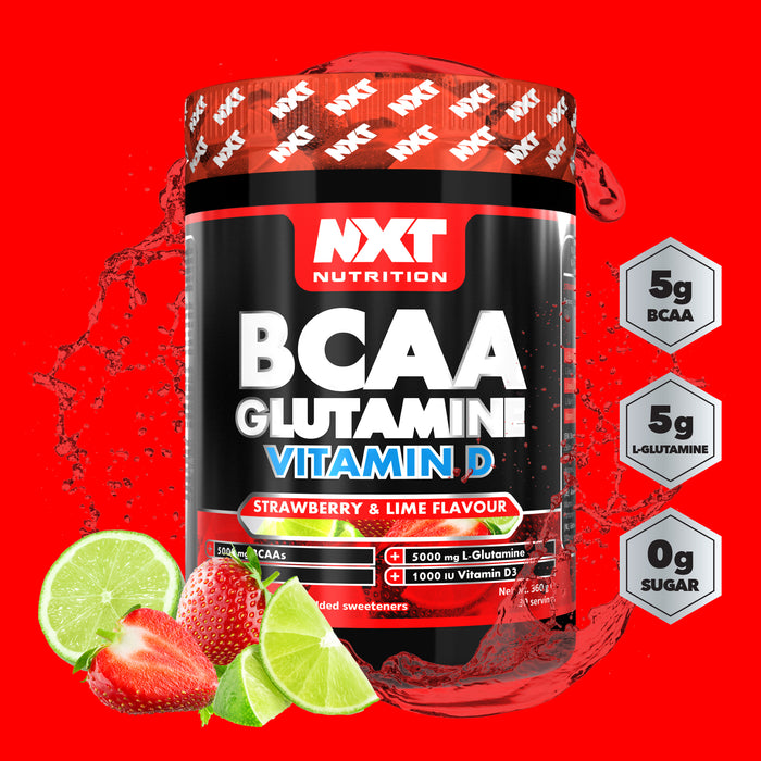 NXT Nutrition BCAA Glutamine Vit-D 360g