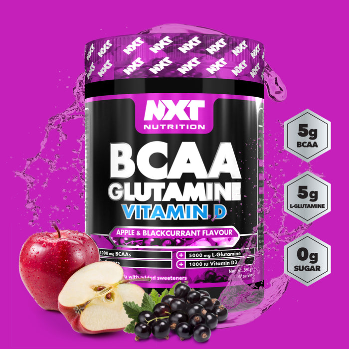 NXT Nutrition BCAA Glutamine Vit-D 360g