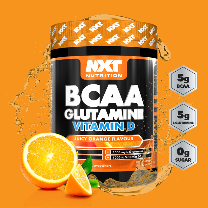 NXT Nutrition BCAA Glutamine Vit-D 360g