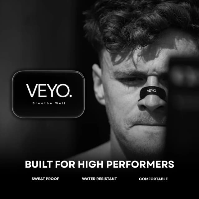 VEYO - Breathe Nasal Strips – Black