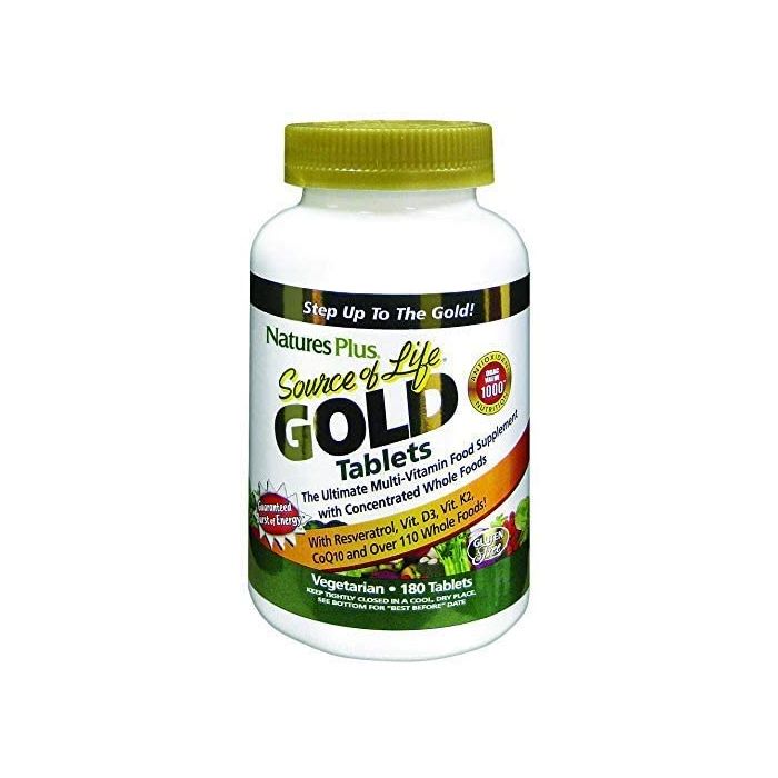 Nature's Plus Source of Life Gold 180 Tablets