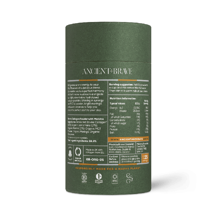 Ancient and Brave Matcha + Collagen 150g