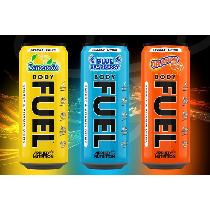 Applied Nutrition Body Fuel Energy & Vitamins Drink 12 Cans x 330ml