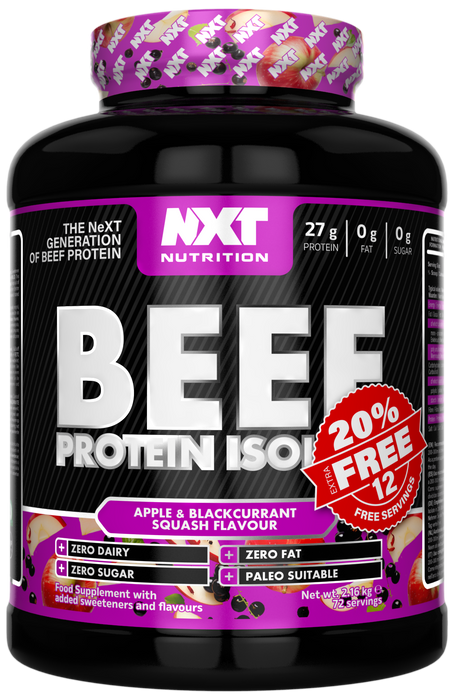 NXT Beef Protein Isolate 1.8kg (60 Serv)