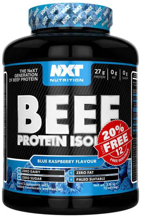 NXT Beef Protein Isolate 1.8kg (60 Serv)