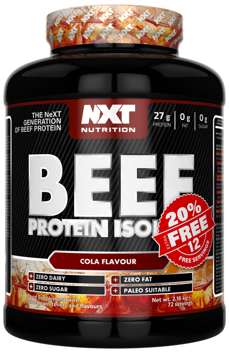 NXT Beef Protein Isolate 1.8kg (60 Serv)
