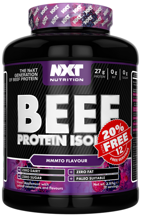 NXT Beef Protein Isolate 1.8kg (60 Serv)