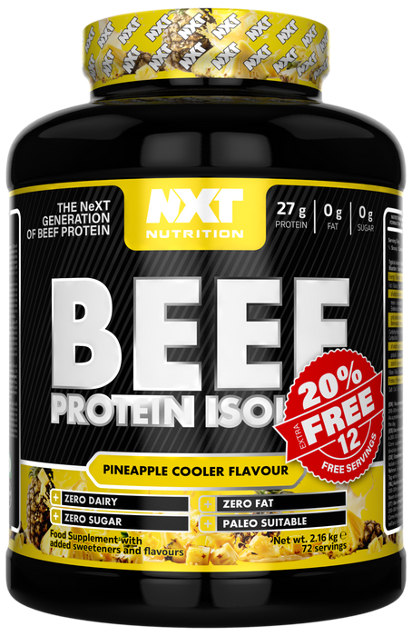 NXT Beef Protein Isolate 1.8kg (60 Serv)