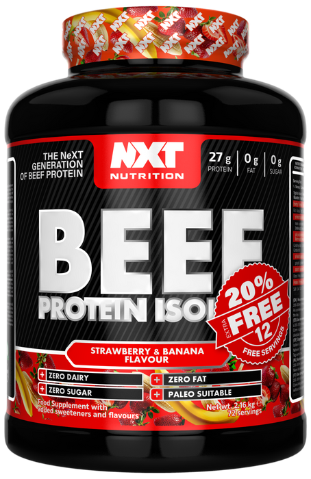 NXT Beef Protein Isolate 1.8kg (60 Serv)