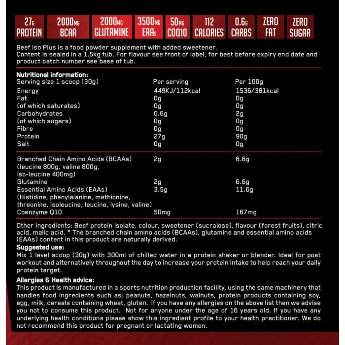 Outangled Beef Iso Plus - 1.8kg