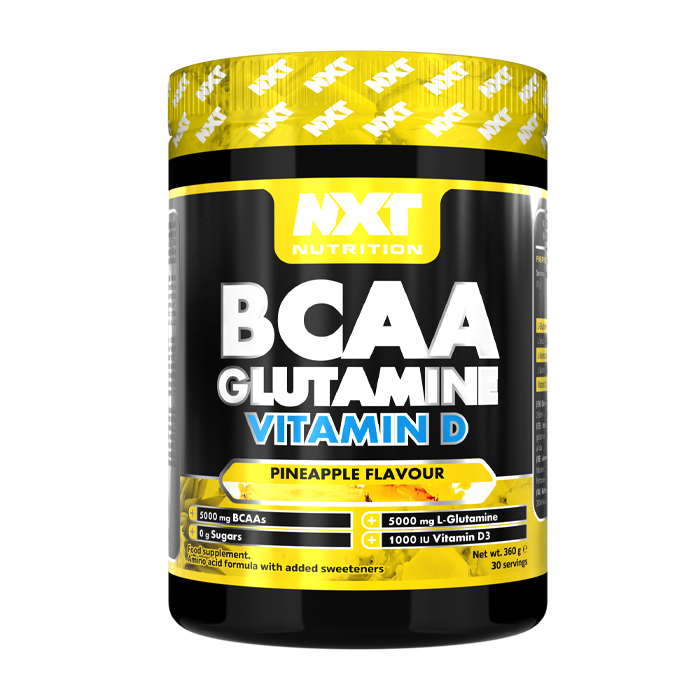 NXT Nutrition BCAA Glutamine Vit-D 360g