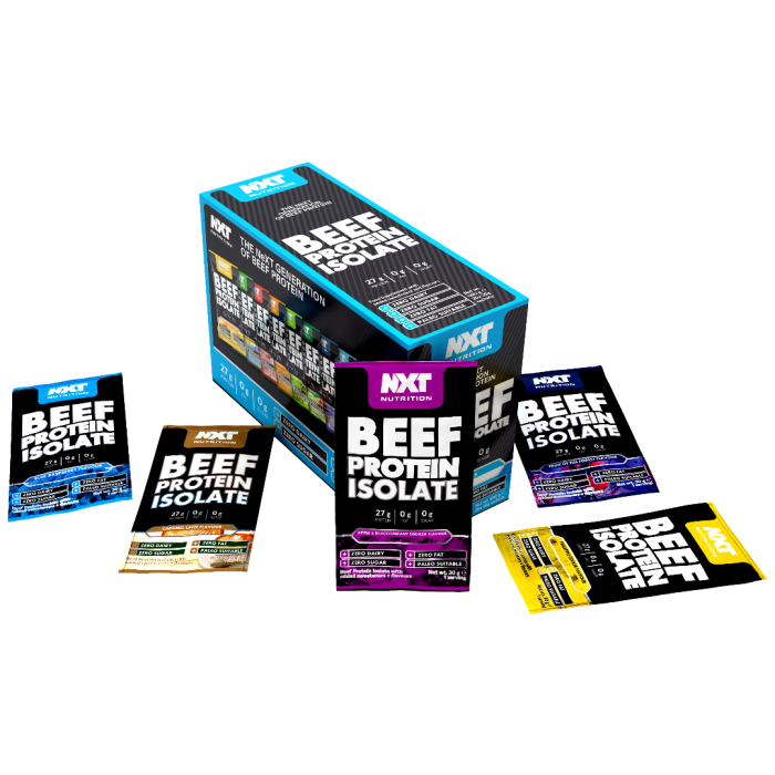 NXT Beef Protein Isolate Samples (Mixed box of 20)