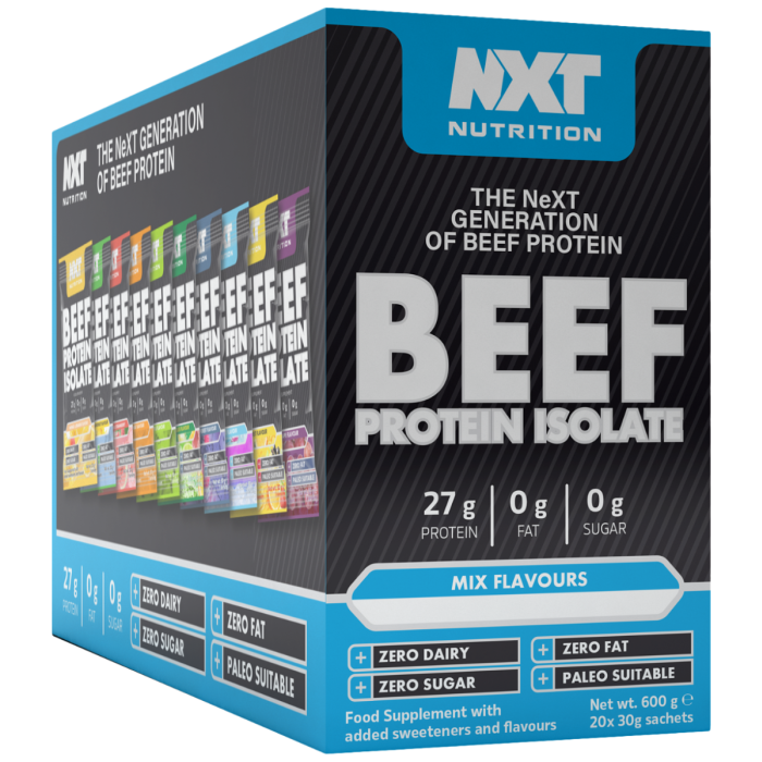 NXT Beef Protein Isolate Samples (Mixed box of 20)