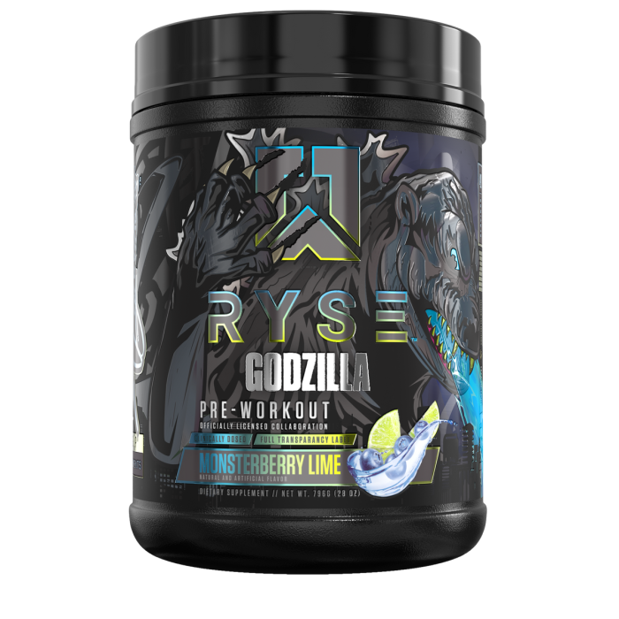 RYSE Godzilla Pre Workout 40 scoops