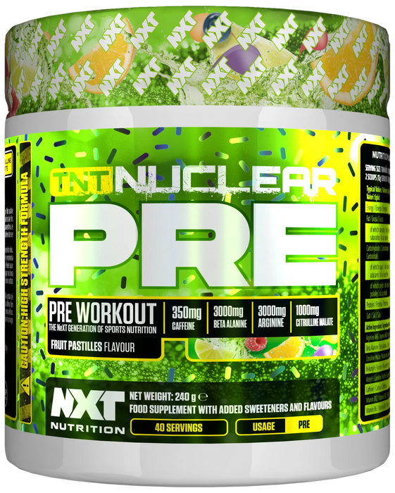 NXT Nutrition TNT Nuclear PRE 240g