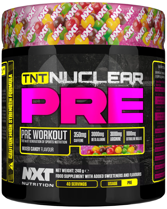 NXT Nutrition TNT Nuclear PRE 240g