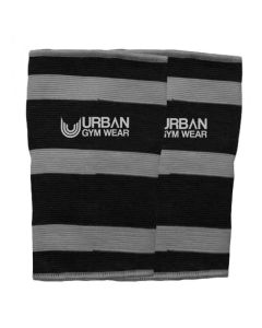 Urban Gym Wear 2 Ply Elbow & Knee Sleeve - Black/Grey