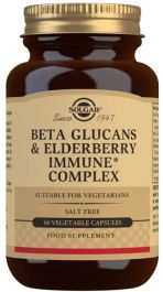 Solgar Beta Glucans & Elderberry Immune Complex Veg 60 Caps