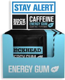 Blockhead Caffeine Energy Gum (5 Pieces)