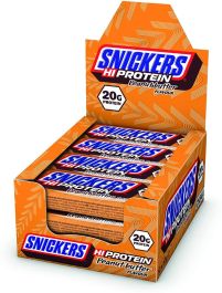 Snickers Protein Bars - Hi Protein Peanut Butter Bar x 12 (Full Box)