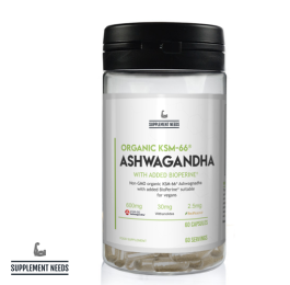 Supplement Needs Ashwagandha Organic KSM-66 - 60 Capsules