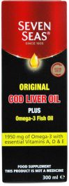 Seven Seas Cod Liver Oil + Omega 3 300ml