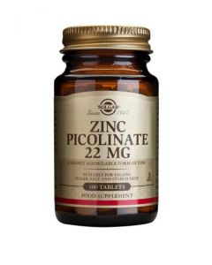 Solgar - Zinc Picolinate 22 mg - 100 Tablets