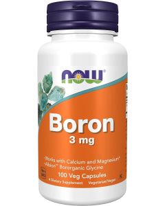 Now Foods Boron 3mg - 100 Vegan Caps
