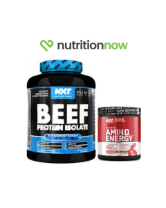 NXT Beef Protein Isolate + Optimum Nutrition Amino Energy