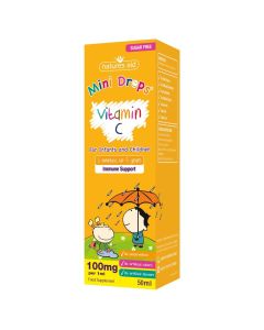 Natures Aid Mini Drops Vitamin C 100mg 50ml
