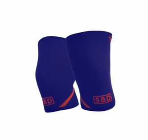 SBD navy red knee sleeves